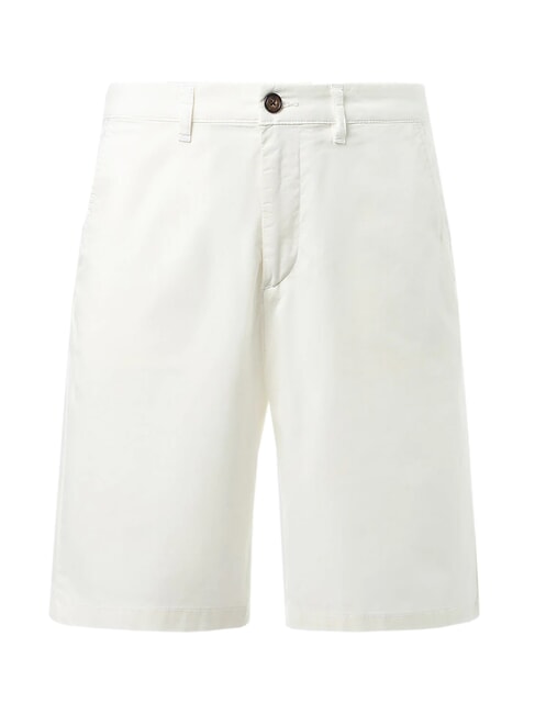 FREEDOM Pantaloni scurți chino din bumbac alb - Pantaloni