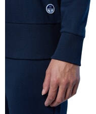 NORTH SAILS BASIC Hanorac cu guler rotund din bumbac albastru marin - Hanorace pentru femei - 3