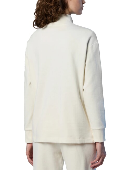 BASIC Hanorac cu guler înalt din bumbac Bezea - Hanorace pentru femei