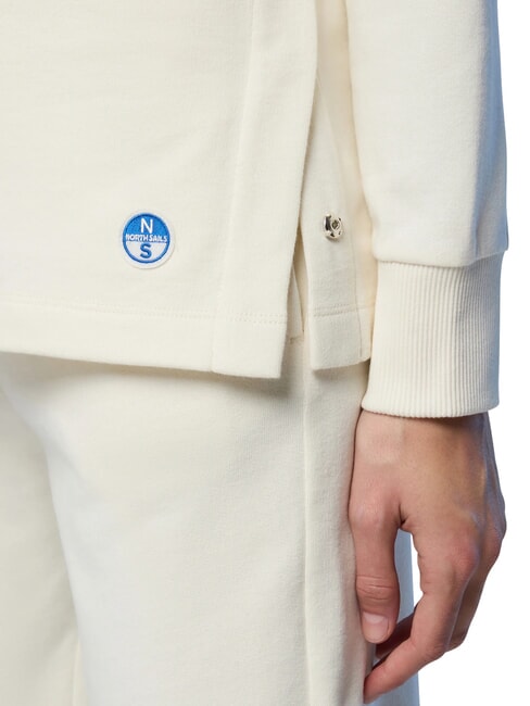 BASIC Hanorac cu guler înalt din bumbac Bezea - Hanorace pentru femei