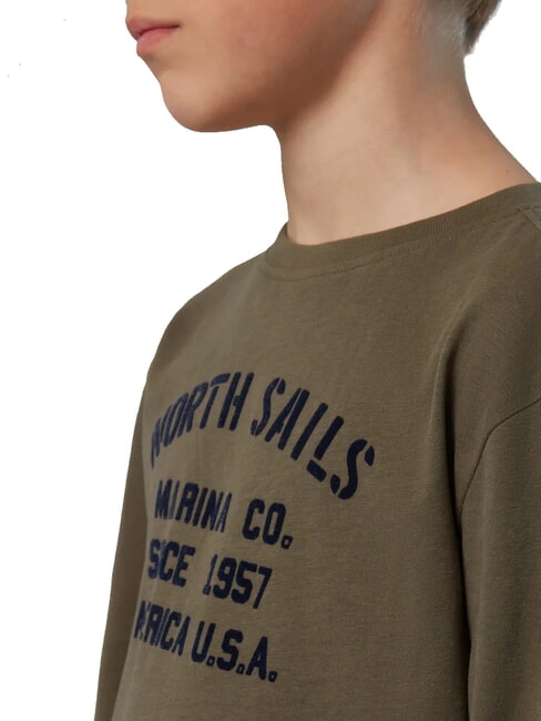 GRAPHIC KIDS Cămașă cu m&acirc;necă lungă din bumbac frunze de ceai - Tricou copil