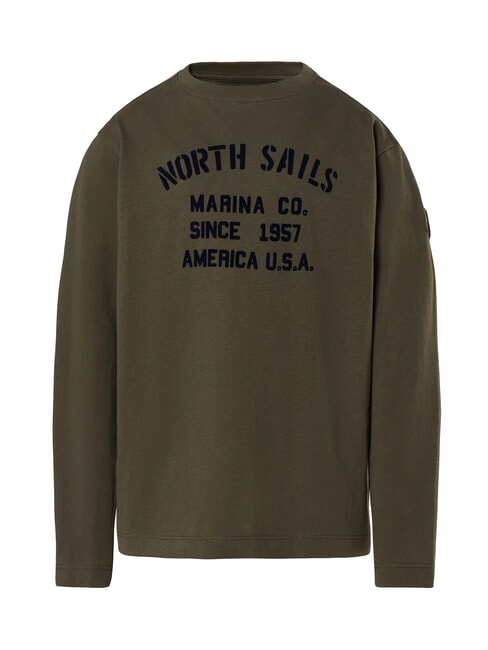 GRAPHIC KIDS Cămașă cu m&acirc;necă lungă din bumbac frunze de ceai - Tricou copil