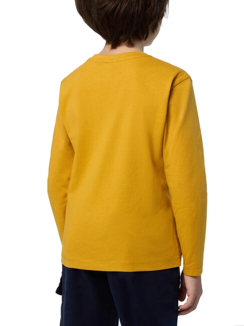 GRAPHIC KIDS Cămașă cu m&acirc;necă lungă din bumbac condiment auriu - Tricou copil