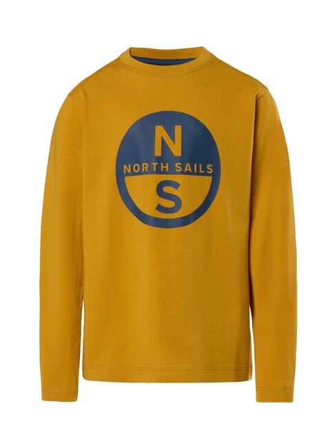 GRAPHIC KIDS Cămașă cu m&acirc;necă lungă din bumbac condiment auriu - Tricou copil