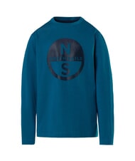 NORTH SAILS GRAPHIC KIDS Cămașă cu mânecă lungă din bumbac apa verde - Tricou copil - 4