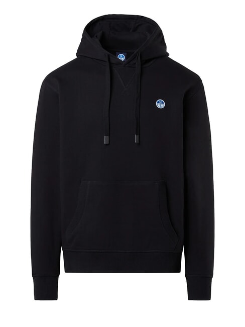 ROUND LOGO Hanorac din bumbac negru - hanorace