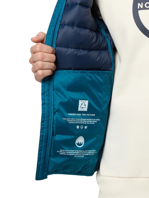 SKYE HOODIE Jachetă de puf cu glugă apa verde - Jachete pentru bărbați