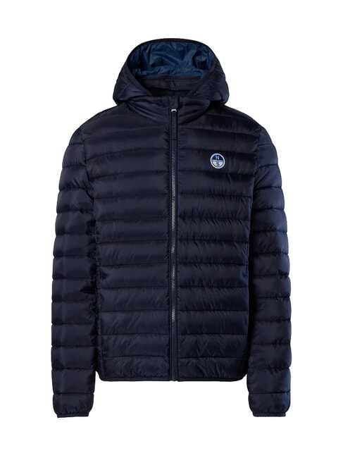 SKYE HOODIE Jachetă de puf cu glugă albastru marin - Jachete pentru bărbați