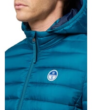 NORTH SAILS SKYE HOODIE Jachetă de puf cu glugă apa verde - Jachete pentru bărbați - 3