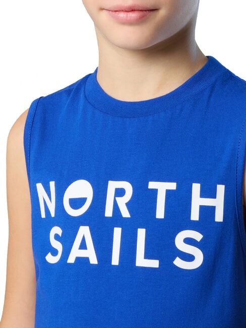 PRINTED KIDS Pulover din bumbac cu mâneci la gât surf blue - Tricou copil