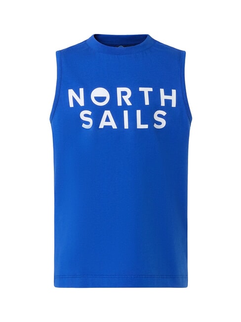 PRINTED KIDS Pulover din bumbac cu mâneci la gât surf blue - Tricou copil