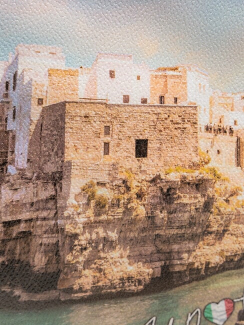 YESBAG Geanta de umar cu imprimeu polignano - Genți femei