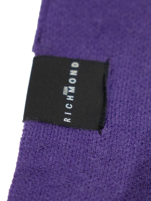 ZAMIG Eșarfă cu logo-ul maxi violet - Eșarfe