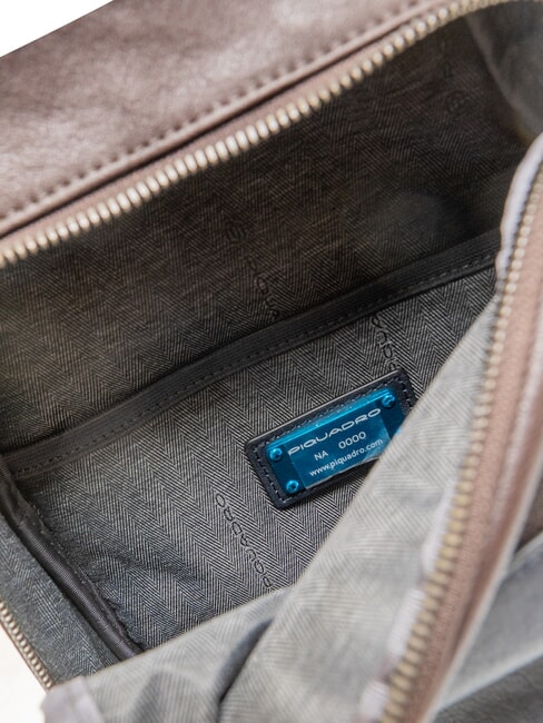 BLACK SQUARE Geantă rucsac cu un singur umăr din piele albastru/maro închis - Rucsacuri pentru laptop