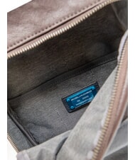 PIQUADRO BLACK SQUARE Geantă rucsac cu un singur umăr din piele albastru/maro închis - Rucsacuri pentru laptop - 5