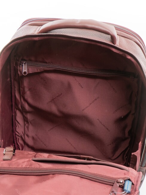 ILI Rucsac din piele pentru laptop de 15,6" burgundy 2 - Rucsacuri pentru laptop