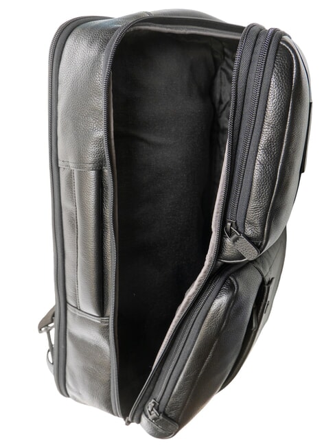 P15 PLUS Rucsac din piele pentru calculator de 17". negru - Rucsacuri pentru laptop