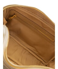 LOVE MOSCHINO QUILTED Geantă de umăr cu mâner cu lanț fildeş - Genți femei - 5