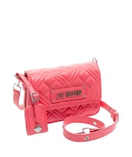 LOVE MOSCHINO QUILTED S Mini Geanta de umar fucsie - Genți femei - 2