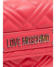 LOVE MOSCHINO QUILTED S Mini Geanta de umar fucsie - Genți femei - 3