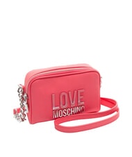 LOVE MOSCHINO BIG LETTERING Mini Geanta de umar fucsie - Genți femei - 2