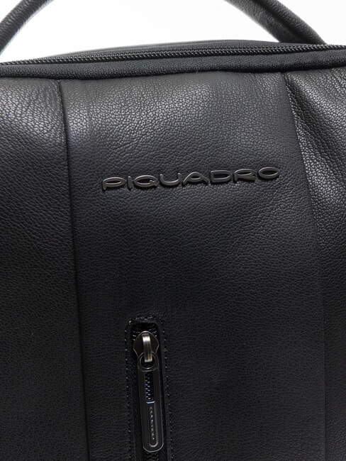 URBAN BTOB Rucsac din piele pentru laptop de 15,6" negru - Rucsacuri pentru laptop