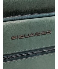 PIQUADRO RHINO Rucsac din piele cu un singur umăr VERDE - Rucsacuri pentru laptop - 3