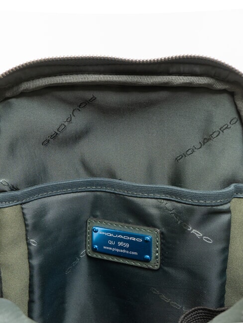 RHINO Rucsac din piele cu un singur umăr VERDE - Rucsacuri pentru laptop