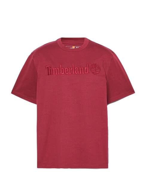EMBROIDERY TONAL Tricou din bumbac cordovan - tricou