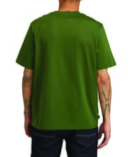 TIMBERLAND EMBROIDERY TONAL Tricou din bumbac negru/verde de pădure - tricou - 2