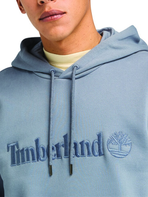 EMBROIDERY TONAL Hanorac cu gluga gri popular - hanorace