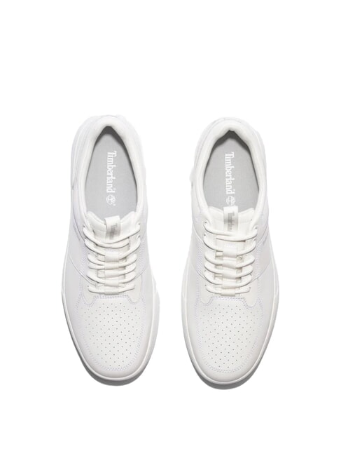 MAPLE GROVE Adidași din piele bob plin alb - Pantofi bărbați