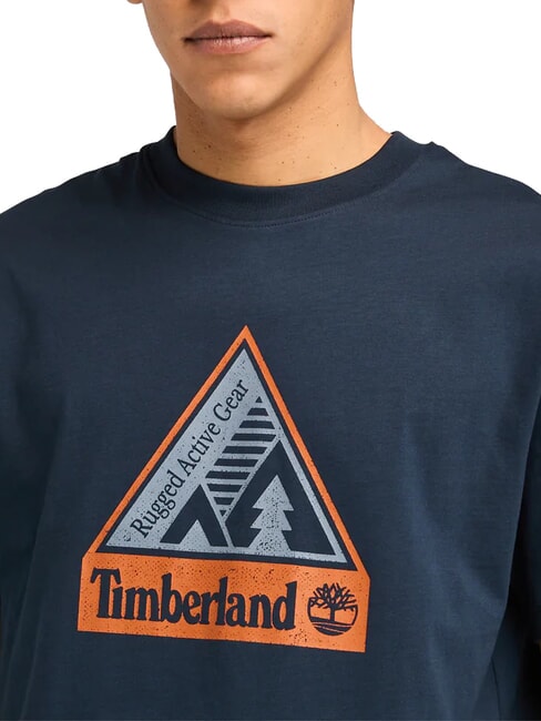 OUTDOOR INSPIRED  Tricou de bumbac safir închis - tricou