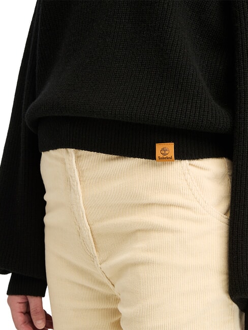 WOOL BLEND  Pulover cu guler rotund BLACK - Pulovere pentru femei