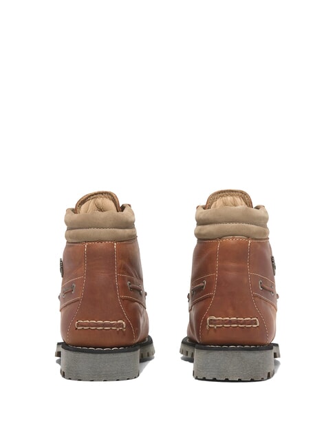 AUTHENTIC MID Ghete din piele pentru gleznă portocaliu mediu, fire integrale - Pantofi bărbați