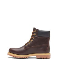 TIMBERLAND PREMIUM 6 INCH  Ghete din piele căptușită p&acirc;nă la gleznă maro &icirc;nchis la culoare, fibră integrală, cu negru - Pantofi femei - 3