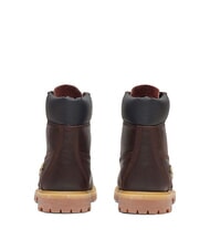 TIMBERLAND PREMIUM 6 INCH  Ghete din piele căptușită p&acirc;nă la gleznă maro &icirc;nchis la culoare, fibră integrală, cu negru - Pantofi femei - 4