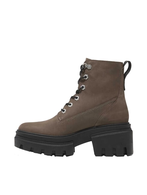 EVERLEIGH MID  Ghete înalte din piele nubuc maro mediu - Pantofi femei