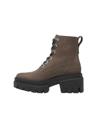 TIMBERLAND EVERLEIGH MID  Ghete înalte din piele nubuc maro mediu - Pantofi femei - 3
