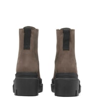 TIMBERLAND EVERLEIGH MID  Ghete înalte din piele nubuc maro mediu - Pantofi femei - 4