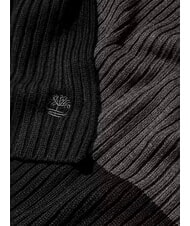 TIMBERLAND BASIC COLOBLOCK  Eșarfă cu nervuri BLACK - Eșarfe - 2