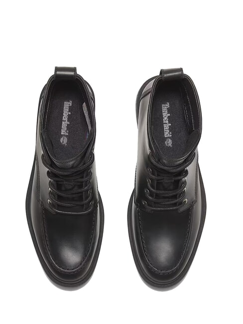 BRIMFIELD MID  Ghete din piele pentru gleznă negru plin de cereale - Pantofi femei