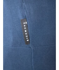 RICHMOND X CUSMA Pulover cu guler rotic rochie albastră - Pulovere pentru bărbați - 3