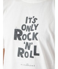 JOHN RICHMOND SPARTACO Tricou din bumbac cu imprimeu aproape alb - tricou - 3