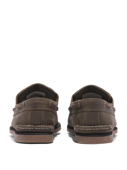 CLASSIC BOAT  Pantofi din piele intoarsa măsline - Pantofi bărbați