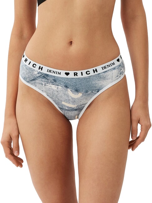 TODY Set de 3 slip-uri wh/albastru/d. - Slip pentru femei