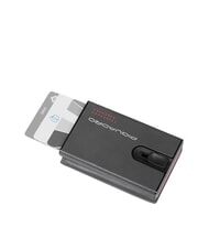 PIQUADRO URBAN Portofel compact din piele cu glisor Gri - Portofele bărbați - 2