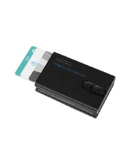 PIQUADRO URBAN Portofel compact din piele cu glisor - Portofele bărbați