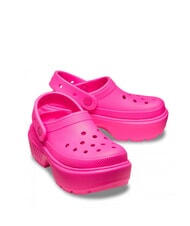 CROCS STOMP CLOG W Papuci cu platformă și saboți roz îndrăgostit - Pantofi unisex - 4