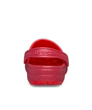 CROCS CLASSIC GLITTER CLOG W Sabot de papuci roșu-cireș - Pantofi femei - 4